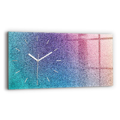Horloge murale horizontale Motif dégradé