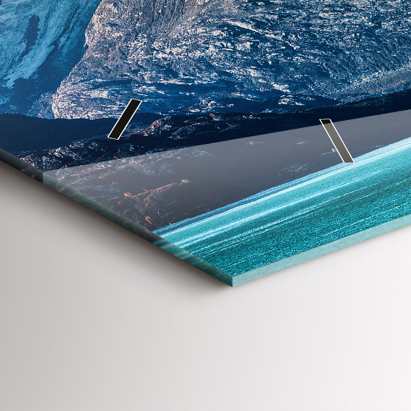 Horloge murale horizontale Eau de baleine