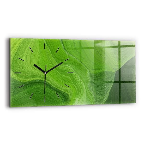 Horloge murale horizontale Ondes modernes