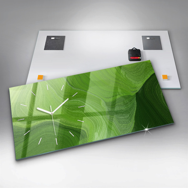 Horloge murale horizontale Ondes modernes