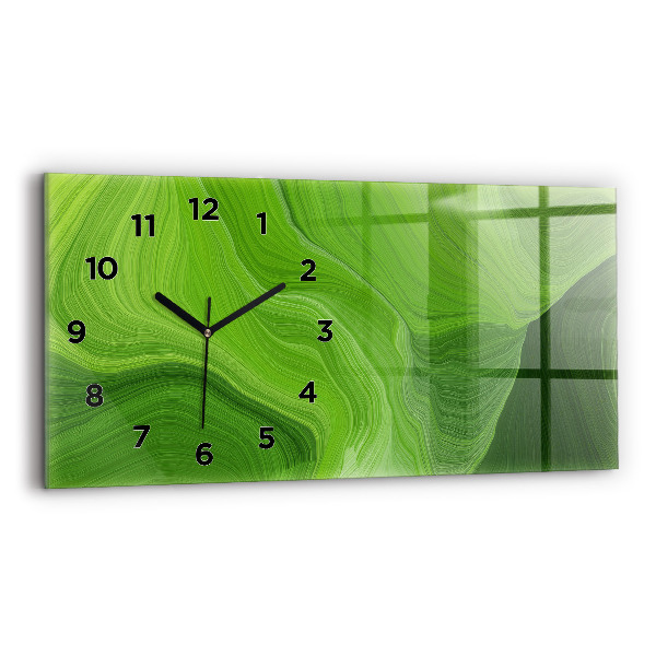 Horloge murale horizontale Ondes modernes