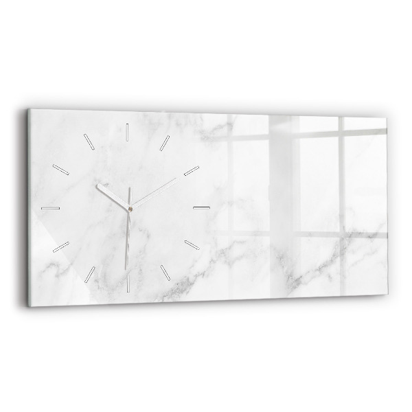 Horloge murale horizontale Marbre