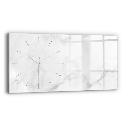 Horloge murale horizontale Marbre