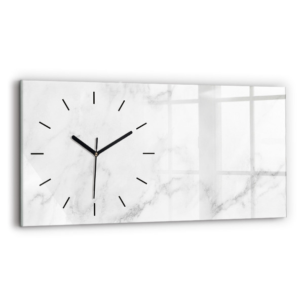 Horloge murale horizontale Marbre