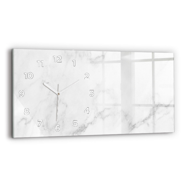 Horloge murale horizontale Marbre