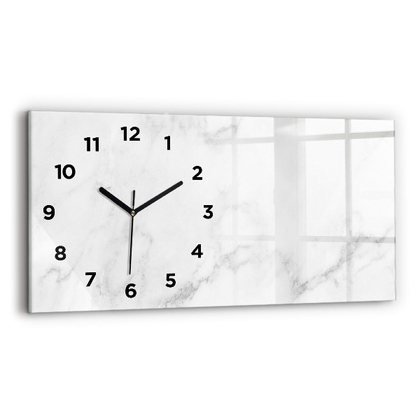 Horloge murale horizontale Marbre