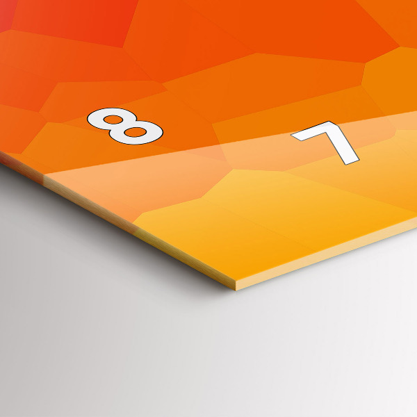 Horloge murale horizontale Lever du soleil