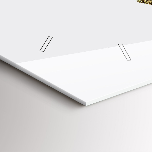 Horloge murale horizontale Carte du monde