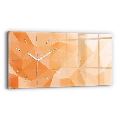 Horloge murale horizontale 'Triangles d''abstraction'