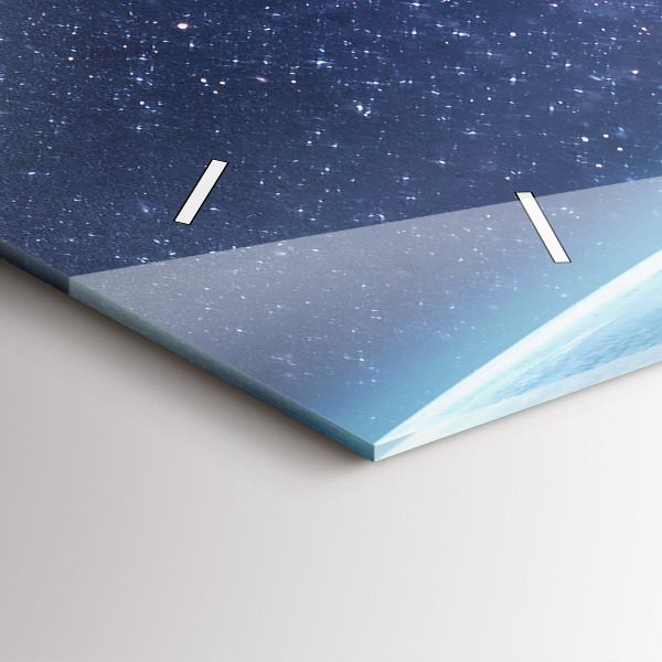 Horloge rectangulaire horizontale Astronaute