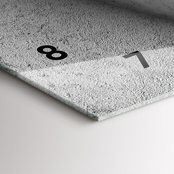 Horloge rectangulaire horizontale 'Triangles d''abstraction'