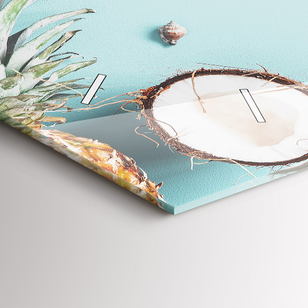 Horloge rectangulaire horizontale 'Composition d''été'