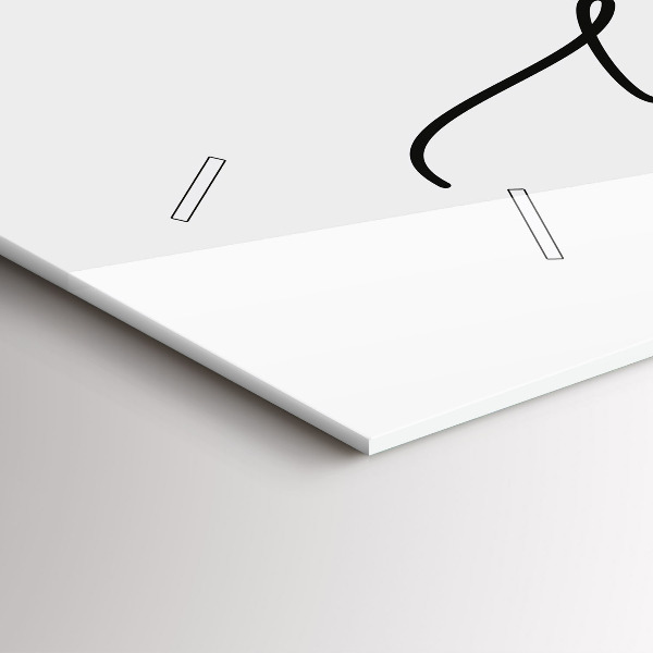 Horloge rectangulaire horizontale 'L''inscription sois toi-même'