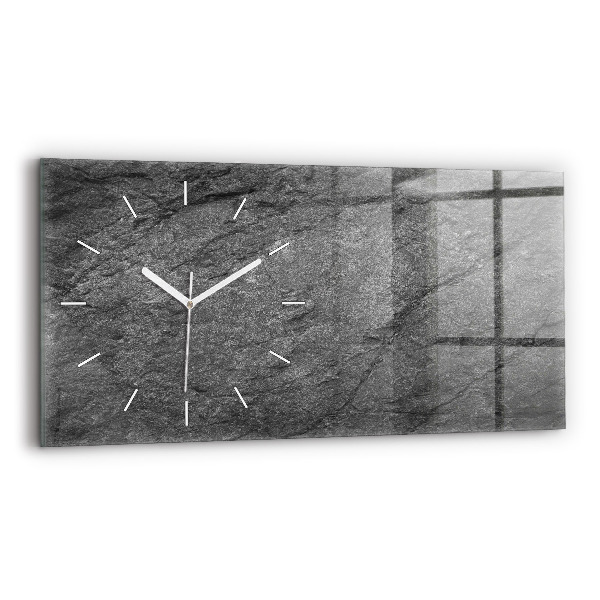 Horloge rectangulaire horizontale Roche volcanique