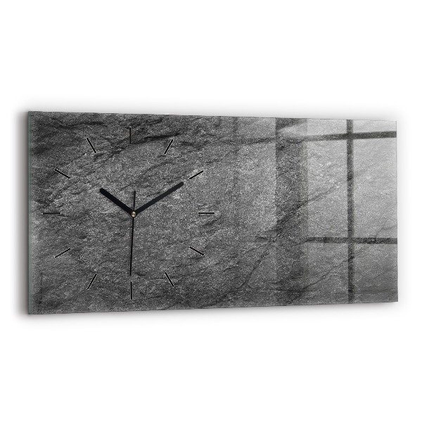 Horloge rectangulaire horizontale Roche volcanique