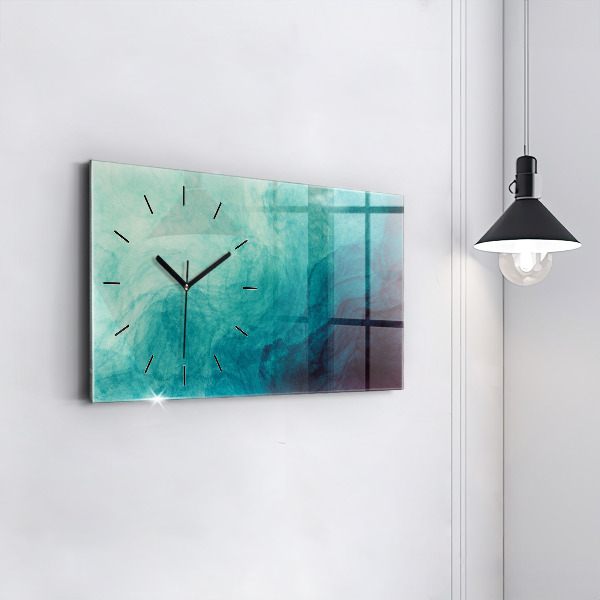 Horloge rectangulaire horizontale 'Profondeur d''abstraction'