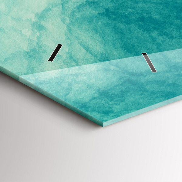 Horloge rectangulaire horizontale 'Profondeur d''abstraction'