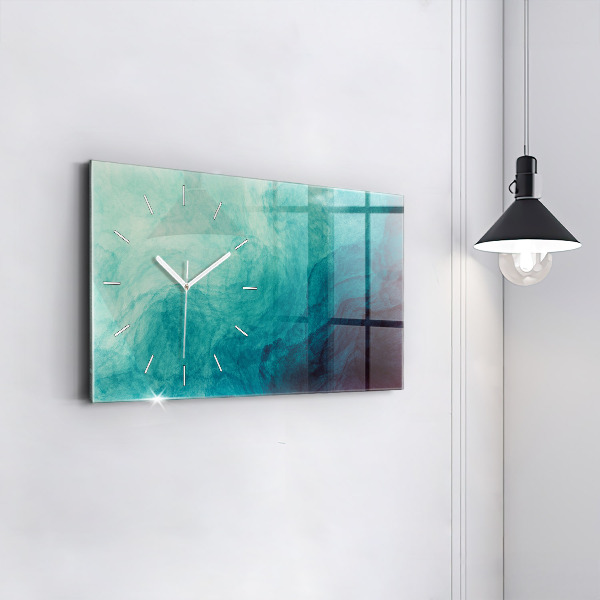 Horloge rectangulaire horizontale 'Profondeur d''abstraction'