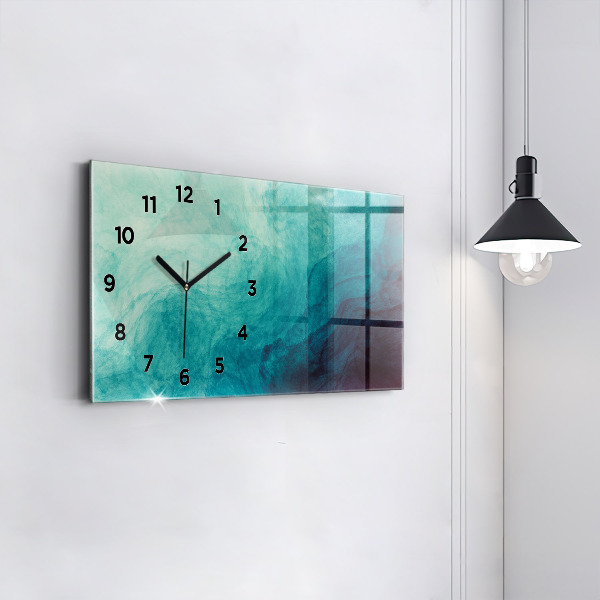 Horloge rectangulaire horizontale 'Profondeur d''abstraction'