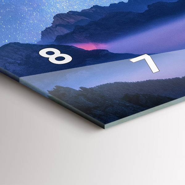 Horloge rectangulaire horizontale Voie lactée