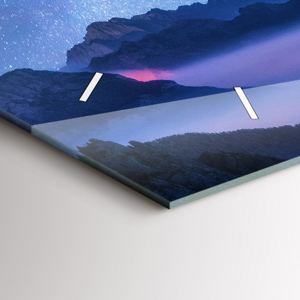 Horloge rectangulaire horizontale Voie lactée