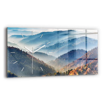 Horloge rectangulaire horizontale Paysage de montagne