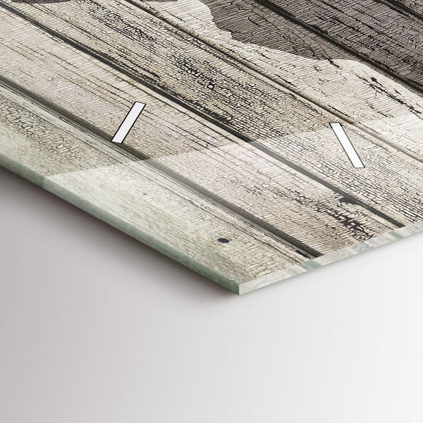 Horloge rectangulaire horizontale Cartes du monde