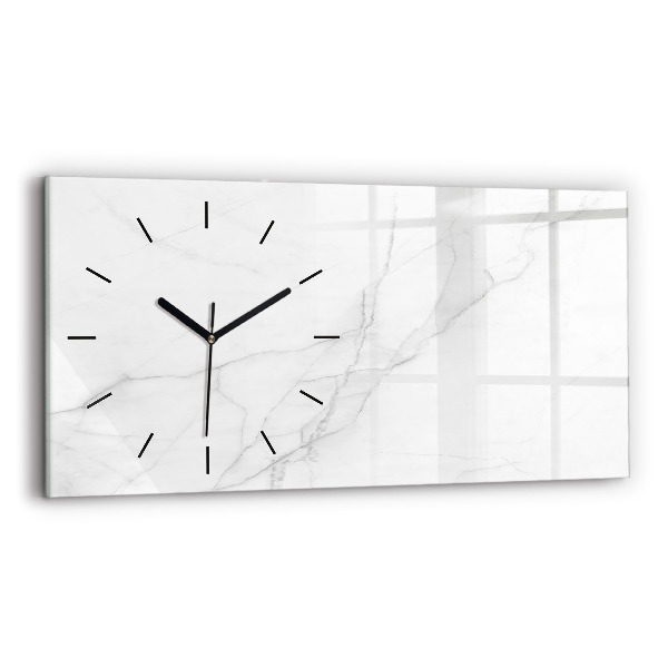 Horloge rectangulaire horizontale Marbre décoratif