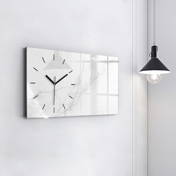 Horloge rectangulaire horizontale Marbre décoratif