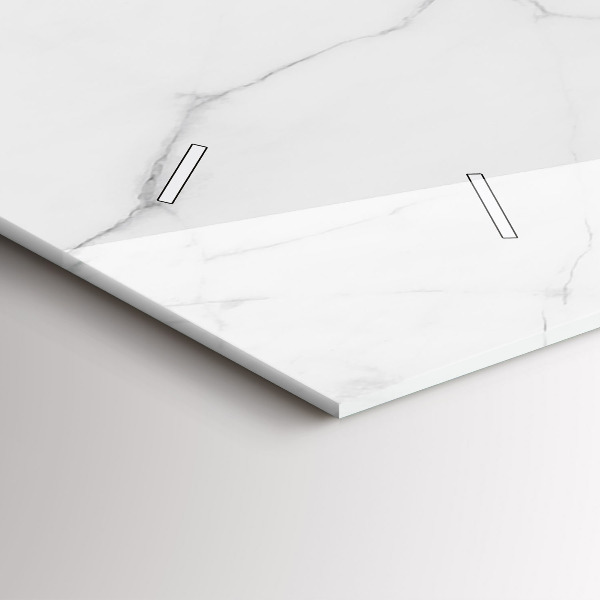 Horloge rectangulaire horizontale Marbre décoratif