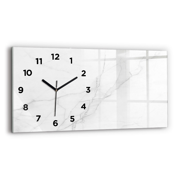 Horloge rectangulaire horizontale Marbre décoratif