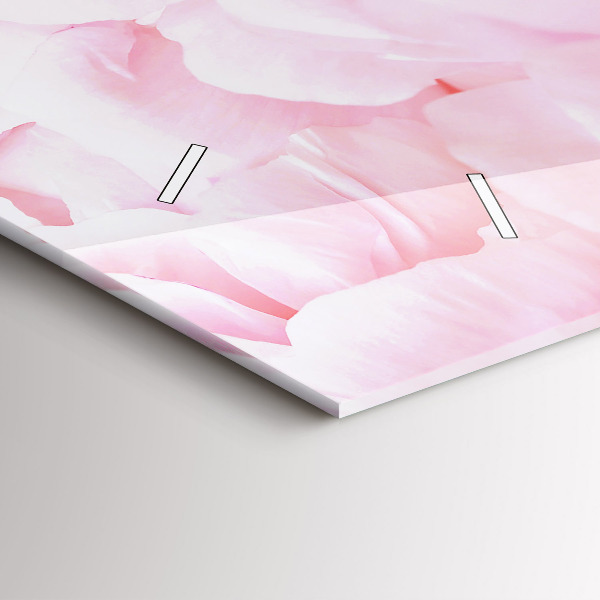 Horloge rectangulaire horizontale Fleurs en fleurs