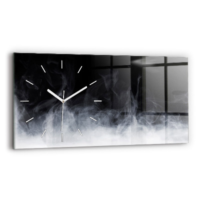 Horloge rectangulaire horizontale Fumée