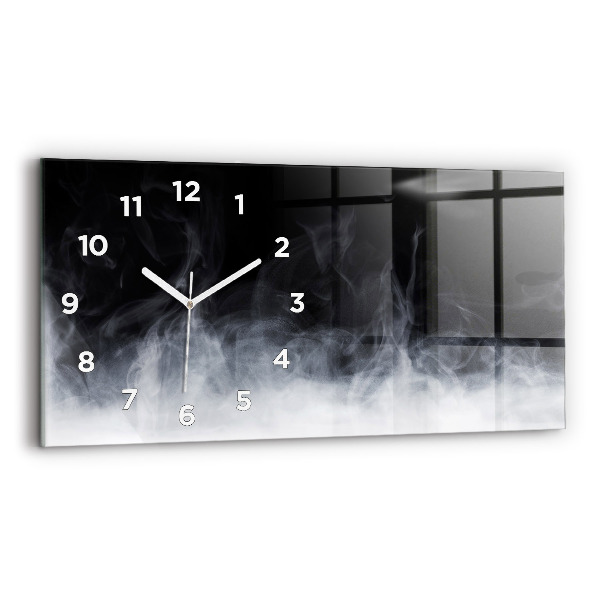 Horloge rectangulaire horizontale Fumée