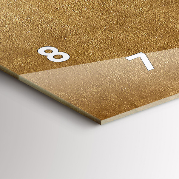 Horloge rectangulaire horizontale Toile décorative