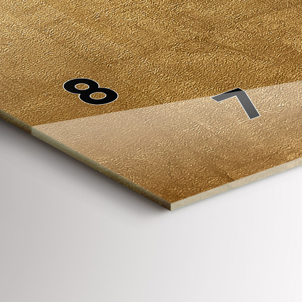 Horloge rectangulaire horizontale Toile décorative