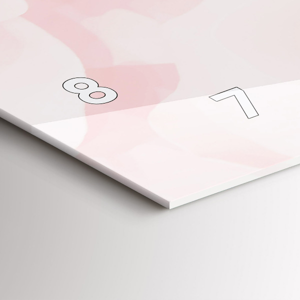 Horloge rectangulaire horizontale Roses en fleurs