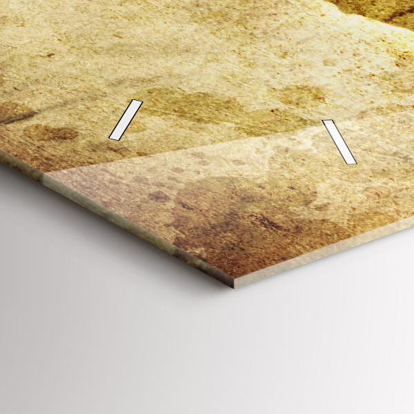 Horloge rectangulaire horizontale Carte du vieux monde