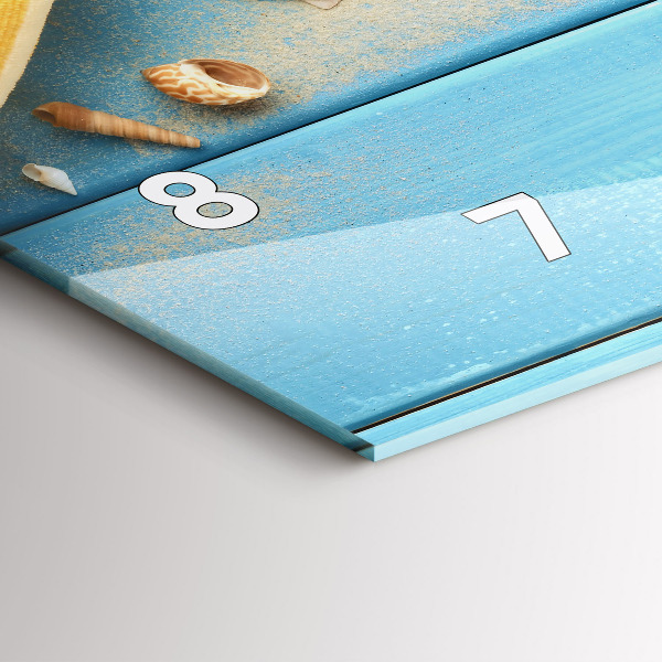 Horloge rectangulaire horizontale Accessoires de plage