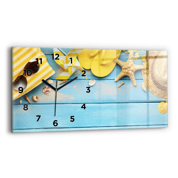 Horloge rectangulaire horizontale Accessoires de plage