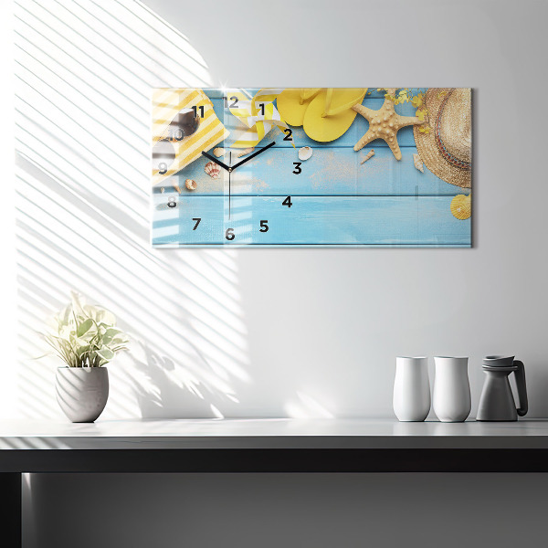 Horloge rectangulaire horizontale Accessoires de plage