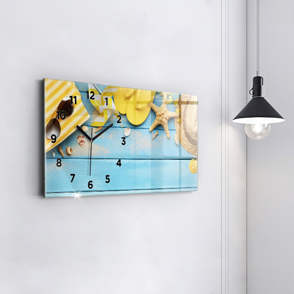 Horloge rectangulaire horizontale Accessoires de plage