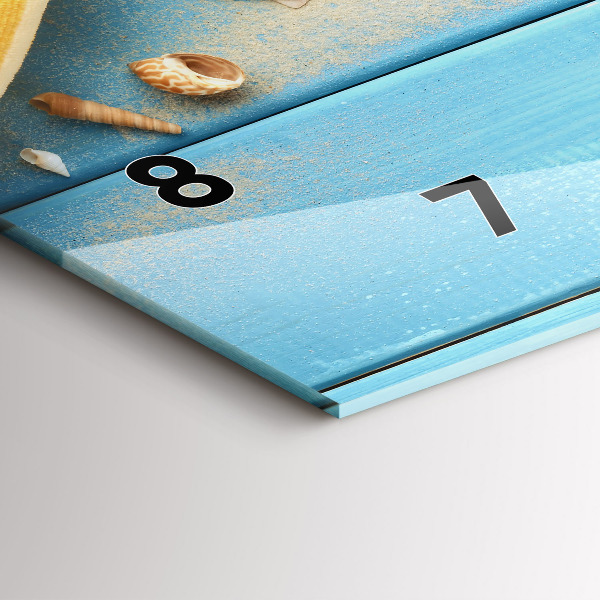 Horloge rectangulaire horizontale Accessoires de plage