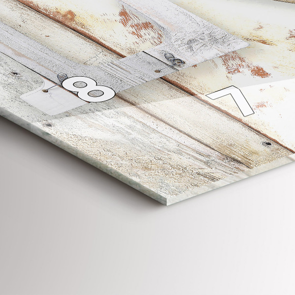 Horloge rectangulaire horizontale 'L''inscription amour'