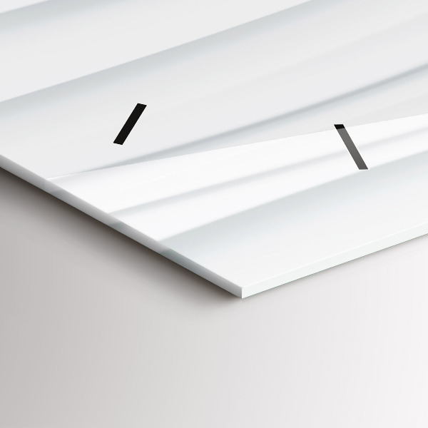 Horloge rectangulaire horizontale Texture des vagues