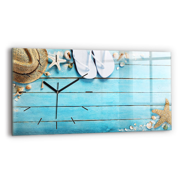 Horloge rectangulaire horizontale Accessoires de vacances