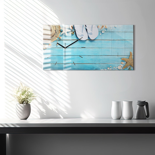 Horloge rectangulaire horizontale Accessoires de vacances