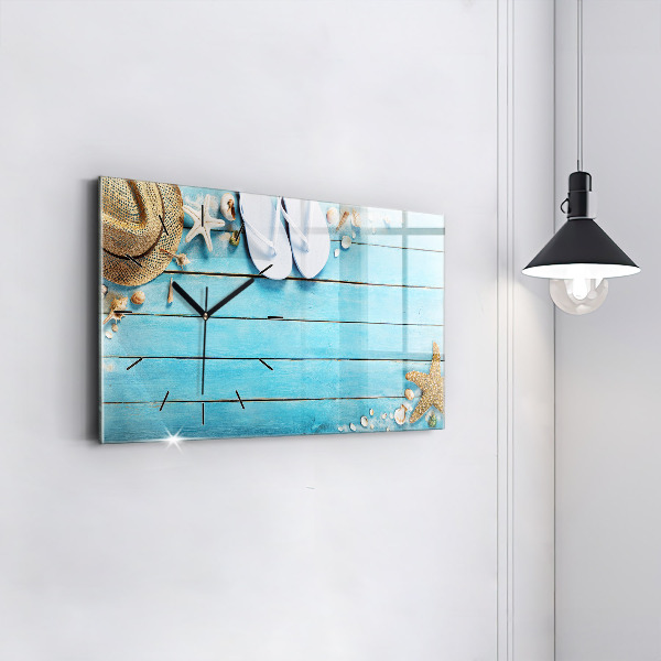 Horloge rectangulaire horizontale Accessoires de vacances