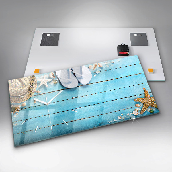 Horloge rectangulaire horizontale Accessoires de vacances