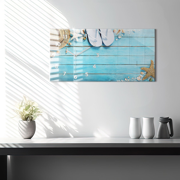 Horloge rectangulaire horizontale Accessoires de vacances